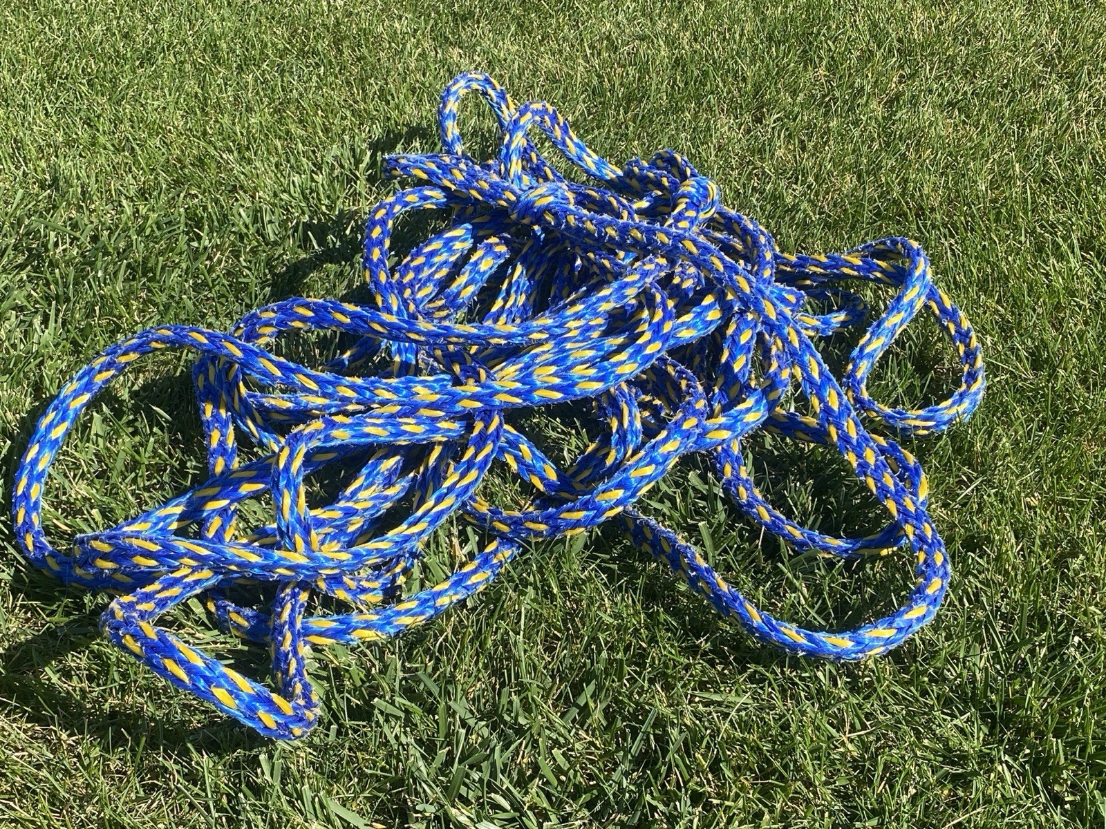 50′ long towable boating tube rope! Used but great shape!