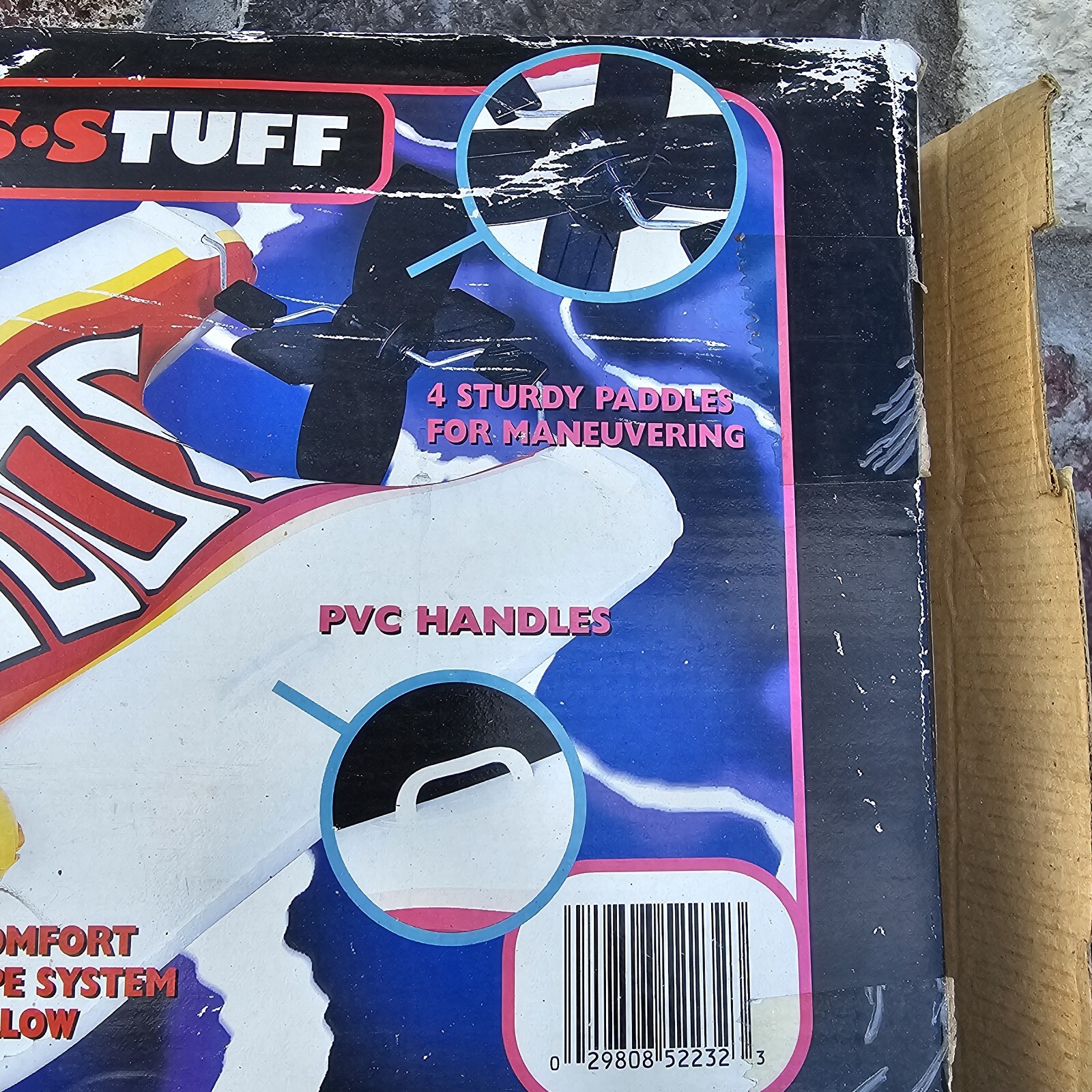 SPORTS-STUFF Kaboom XK Self Propelled Paddle Craft Inflatable Raft Float