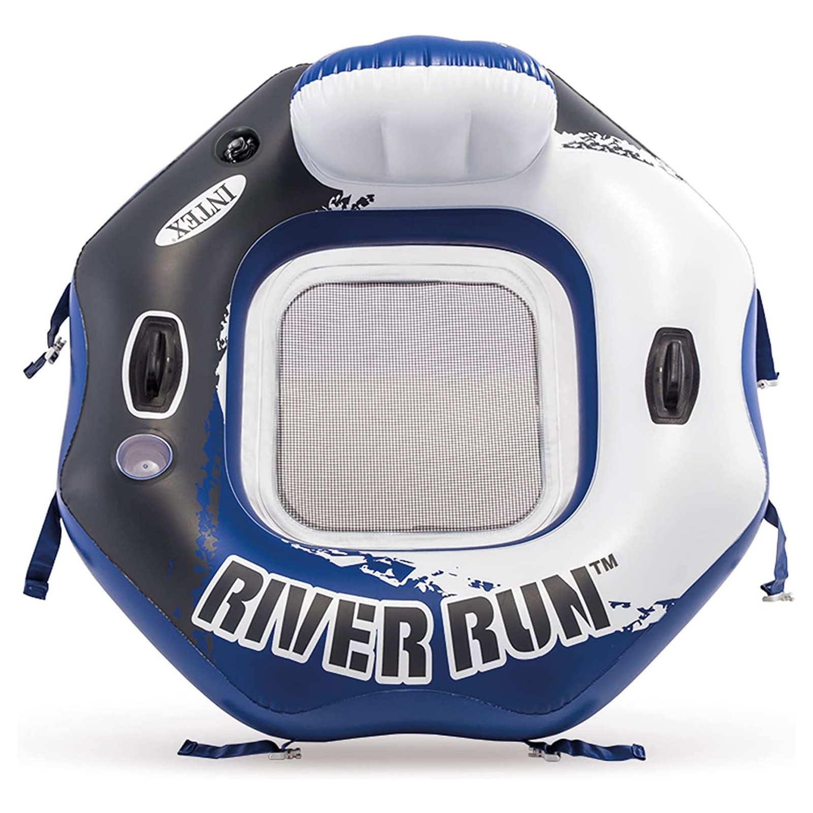 Intex 58854EP River Run Connect Lounge Inflatable Floating Water Tube (3 Pack)