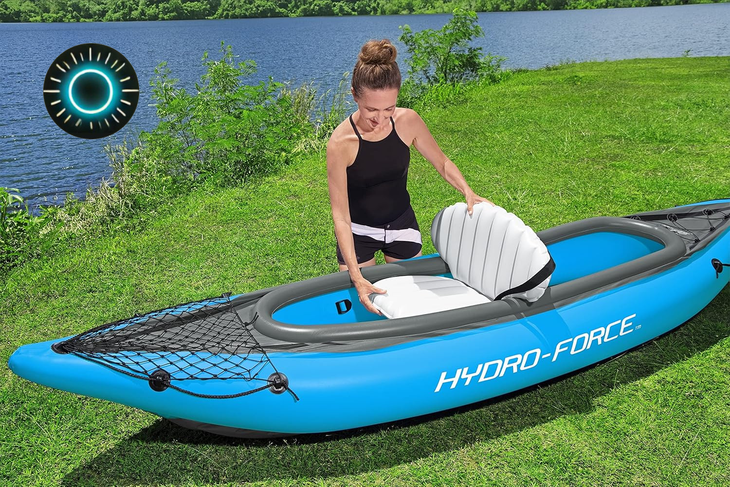 Bestway Hydro-Force 2-Person Ventura Elite Inflatable Kayak Set FREE SHIPPING