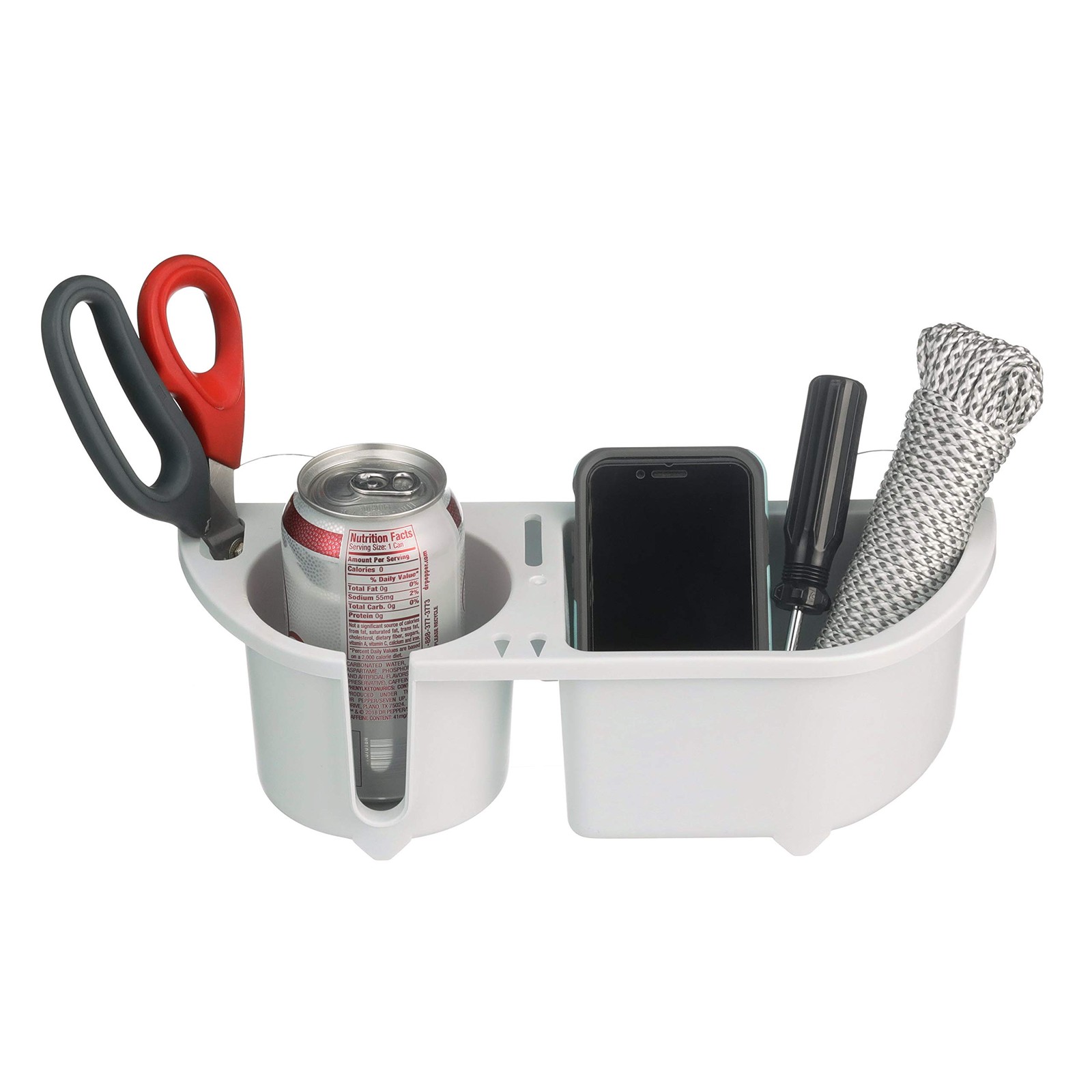SeaChoice Cruisin’ Caddy Marine Boat Organizer White