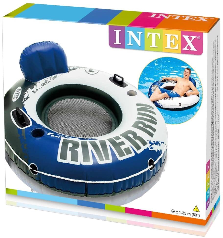 Intex River Run I Sport Lounge, Inflatable Water Float, 53″ Diameter SHIPS FAST