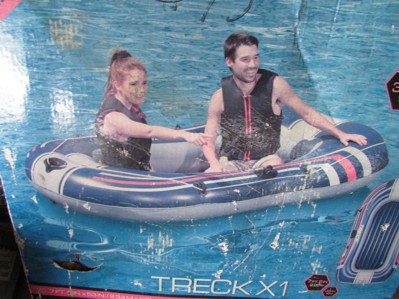 New Bestway Hydro-Force Inflatable Raft Treck x1