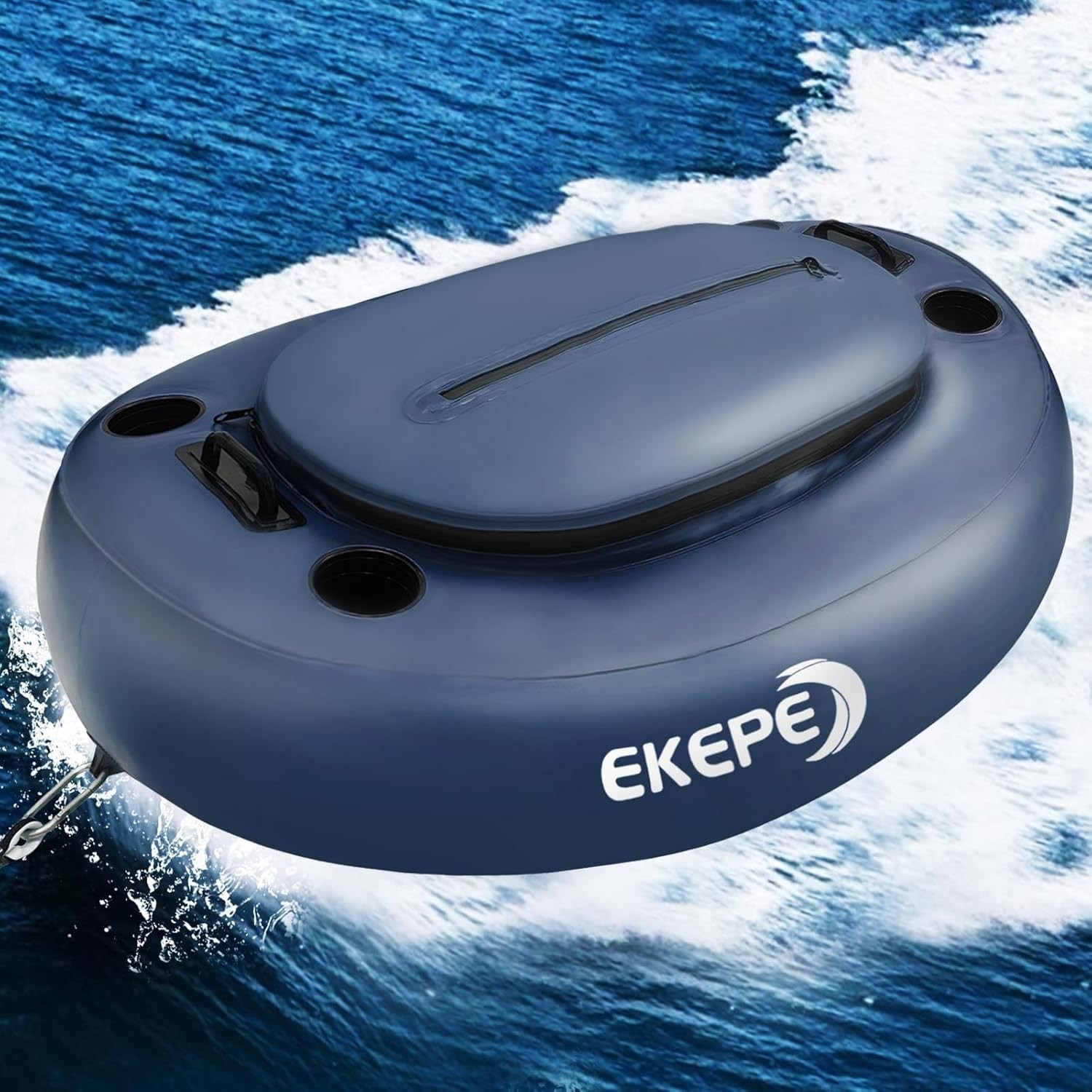 40 QT Inflatable Floating Cooler with Tow Rope – Perfect for Kayaking & Boating