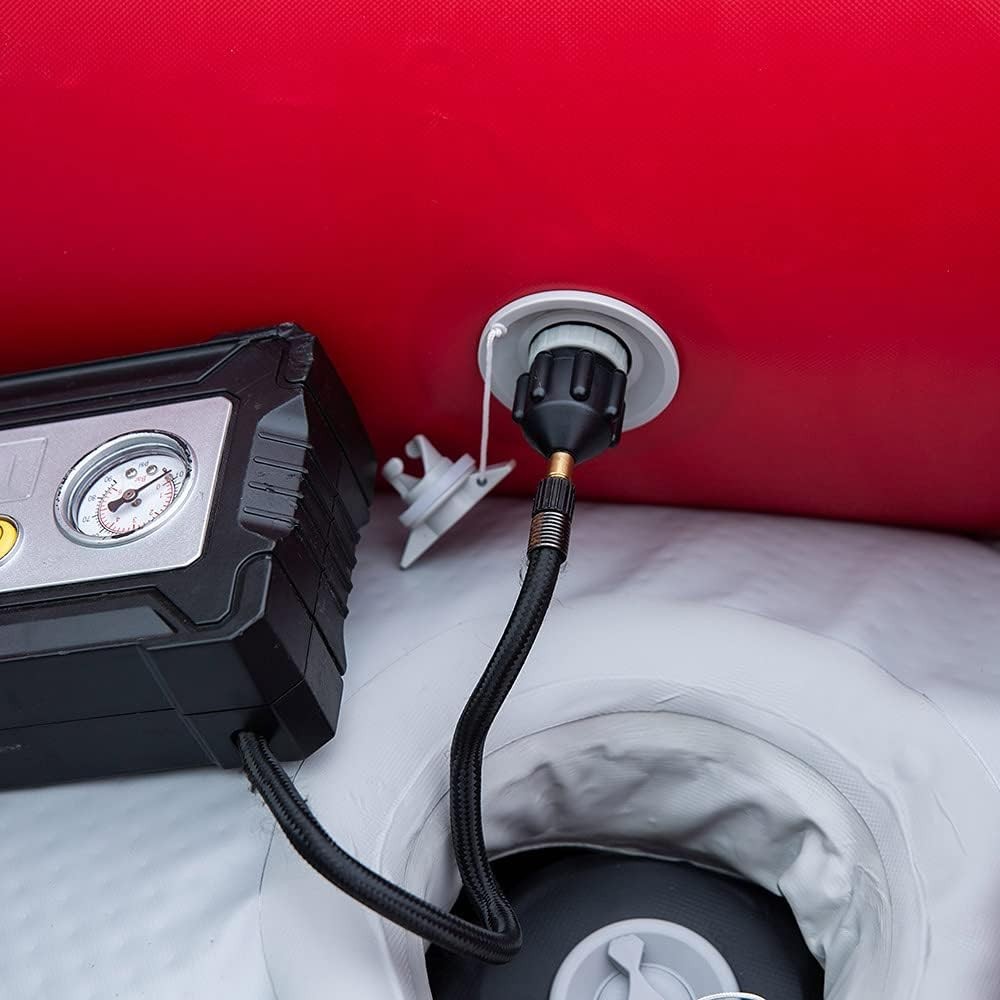 Versatile Inflatable Boat & SUP Pump Adapter – Fits Schrader Valve, 20 PSI