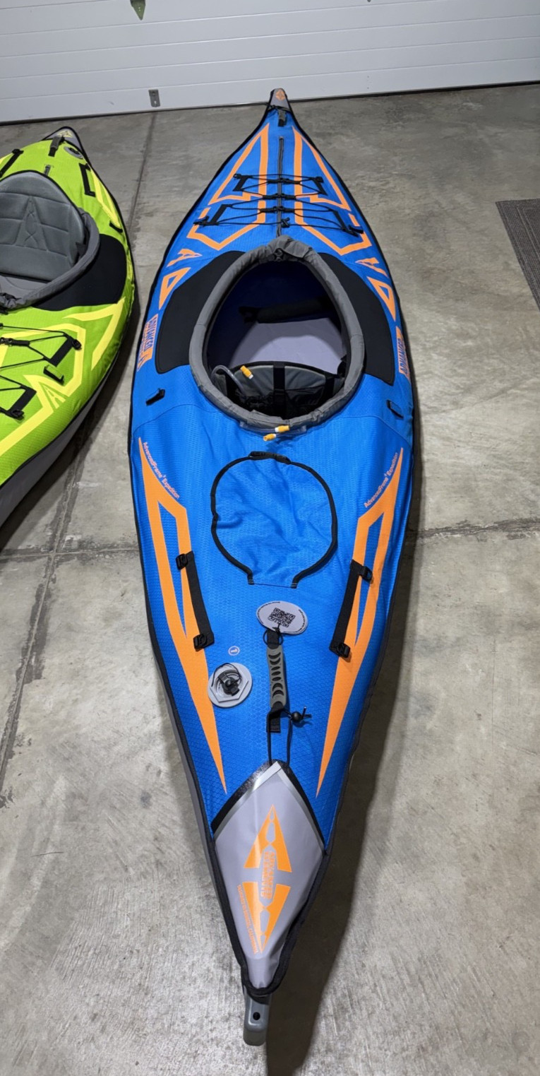 Advanced Elements AE1009 XE AdvancedFrame 13 ft. Inflatable Kayak – Blue/Orange