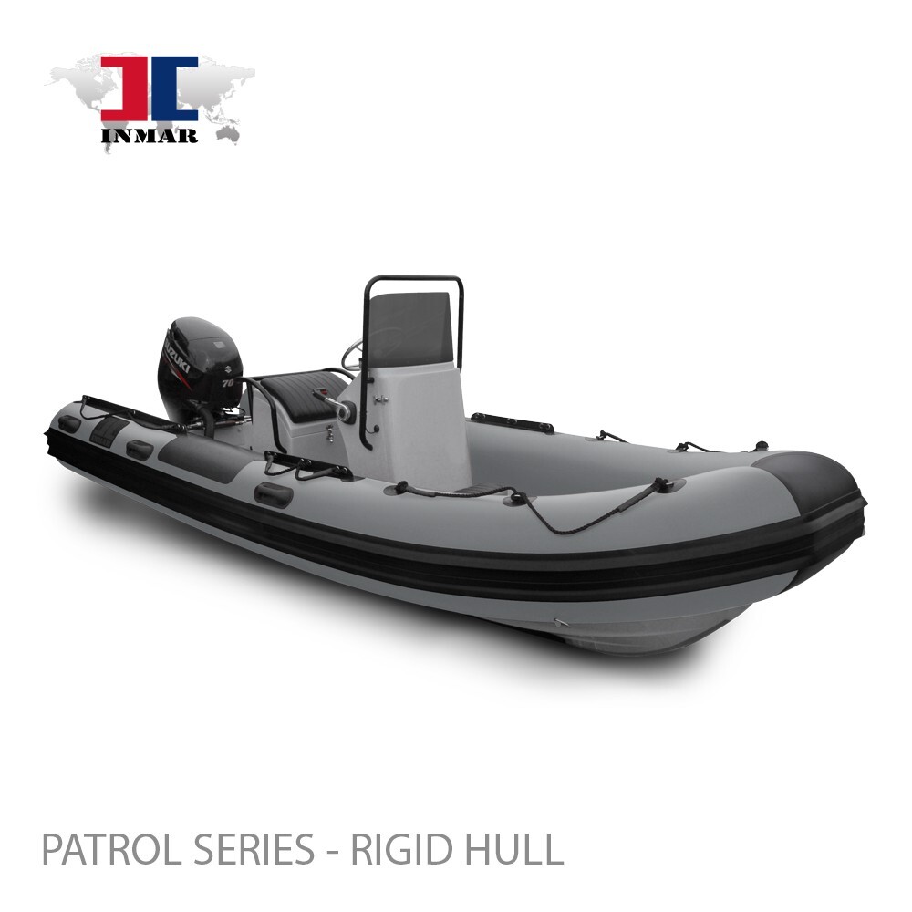 520R-PT (17’6″) Patrol Series (Rigid Hull) Inflatable Boat w/ Suzuki 70hp