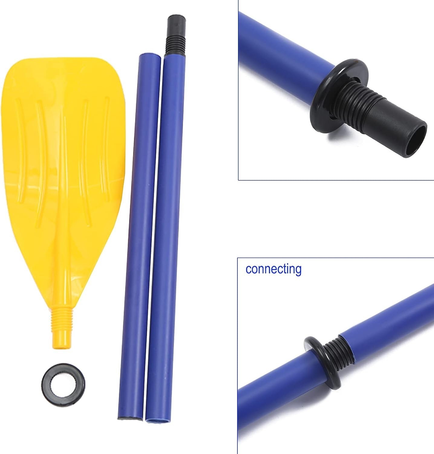 Adjustable Lightweight PVC Kayak Oars for Kids – Perfect for Pools & Lakes