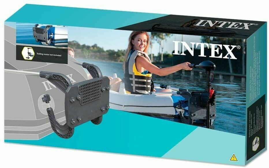 Intex Boat Motor Mount Kit for Inflatable Fishing Boat (2 Pack) Seahawk 2,3,4