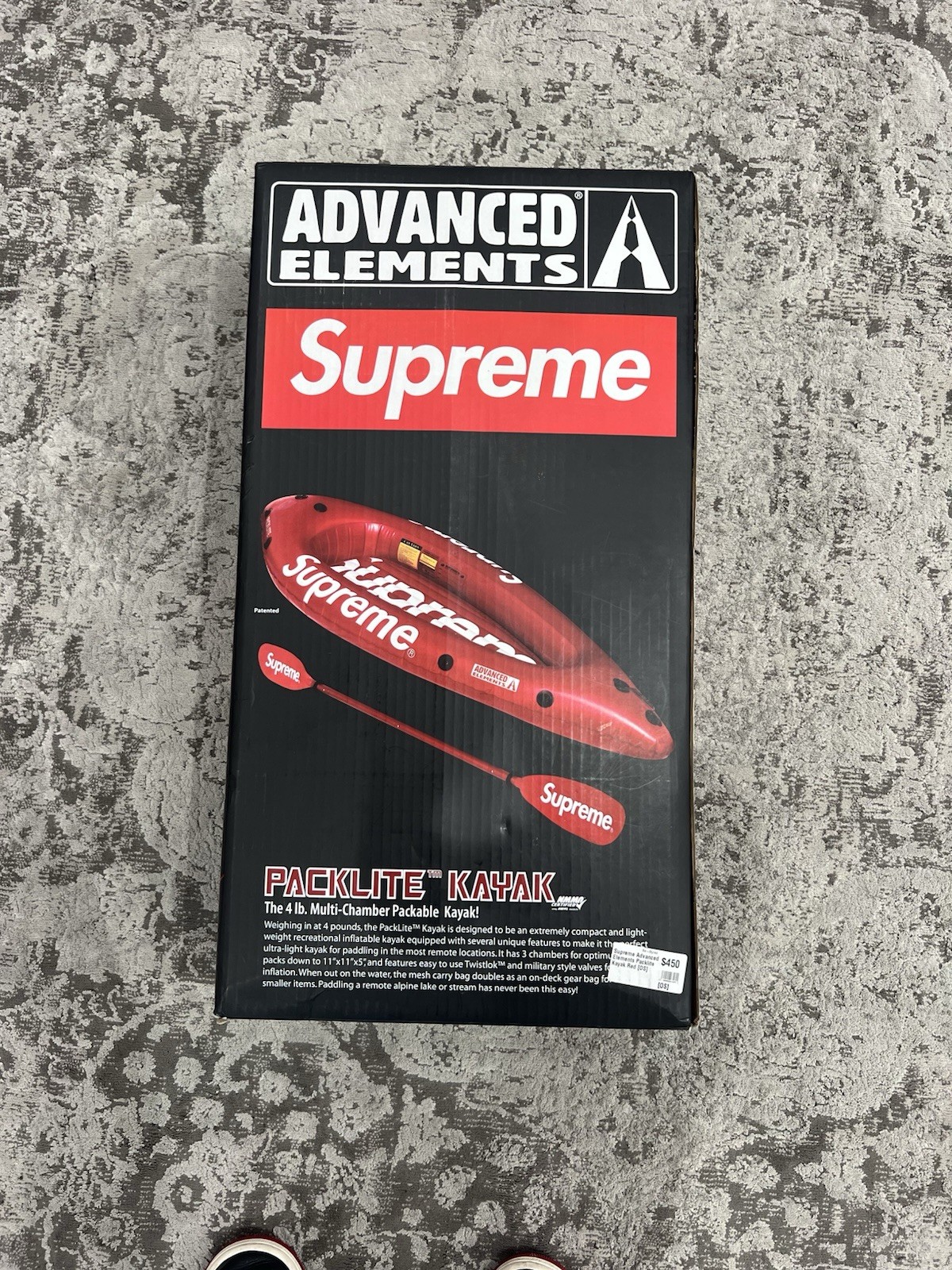 Supreme Advanced Elements Packlite Kayak Red