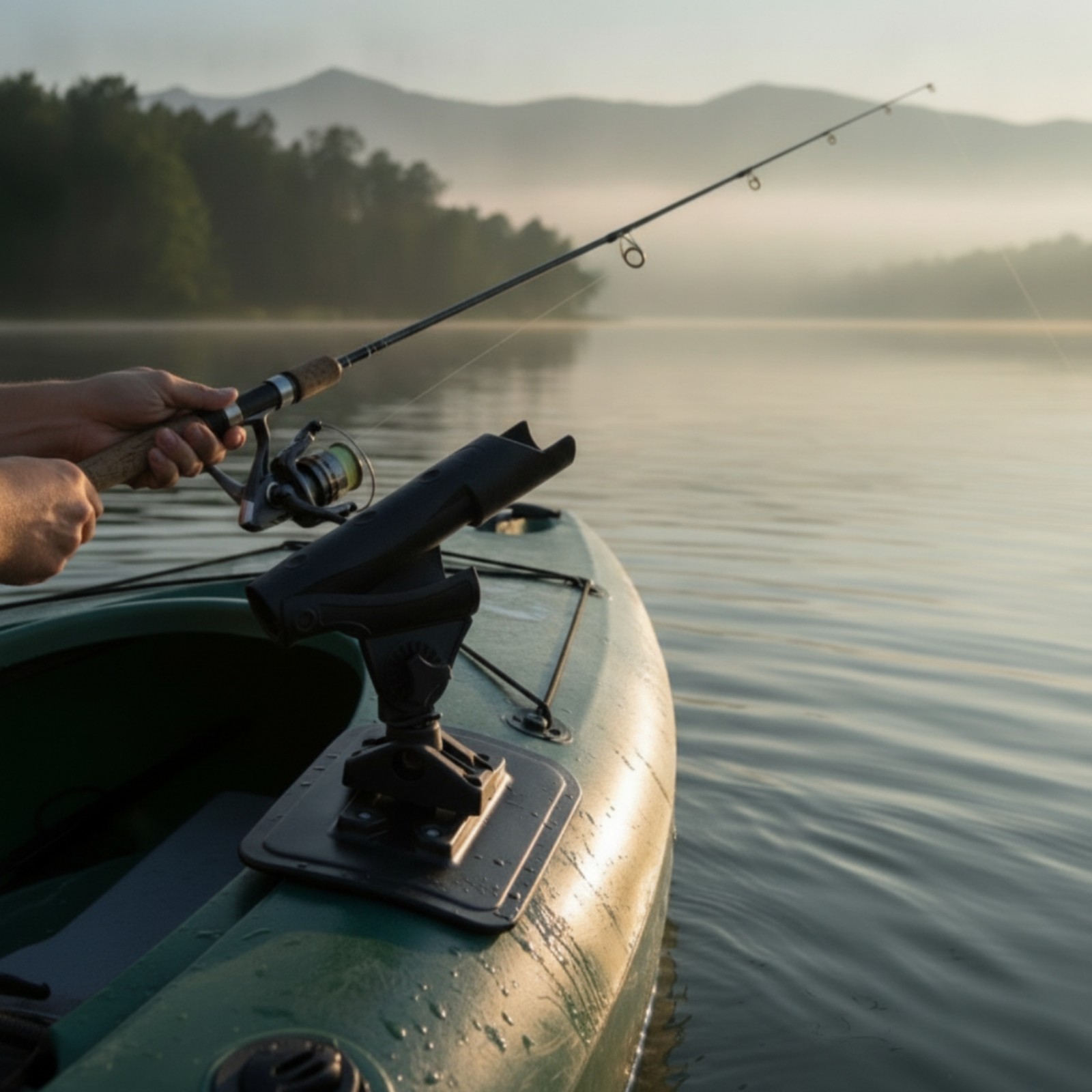 Fishing Accessory Mount Heavy-Duty Kayak Mount Lightweight for Anglers
