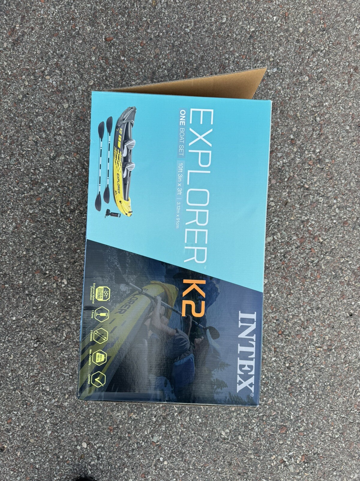 Intex Explorer K2 Inflatable Kayak – 2 Person