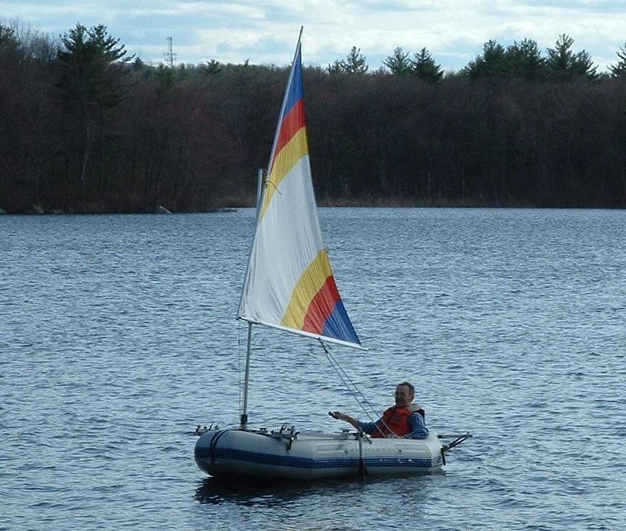Sail kit for Intex Seahawk II or Mariner 3 Inflatable Boats, Rafts. Compact!