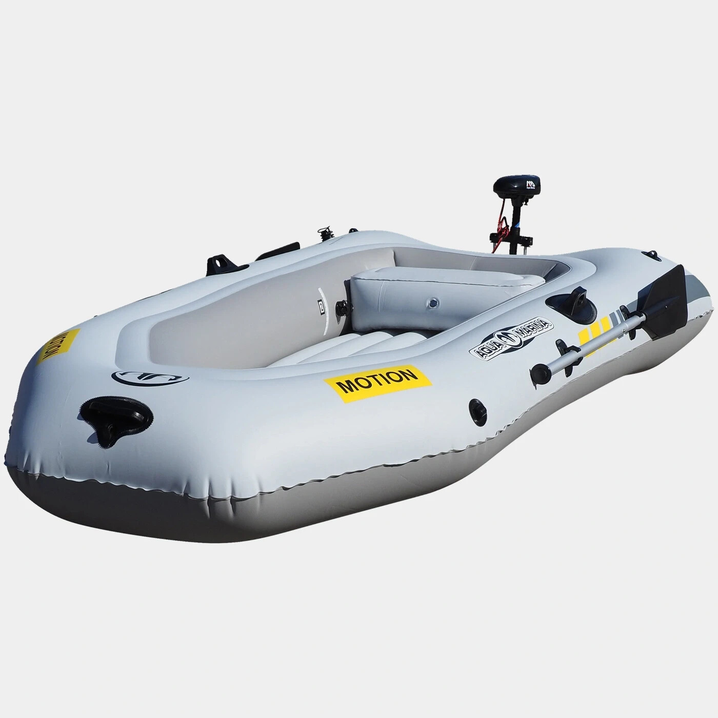 Motion Sports Boat with Electric Motor T-18 Inflatable Boat (Aqua Marina)