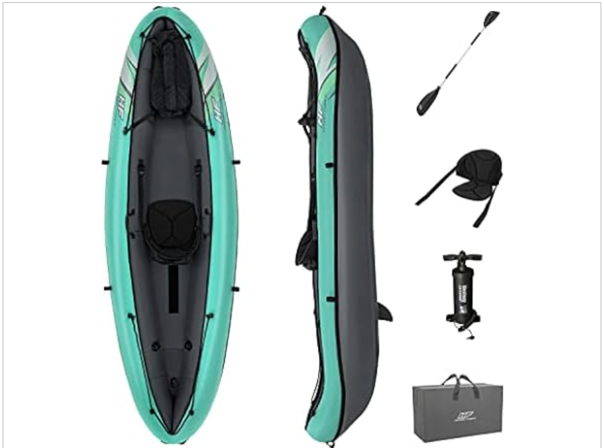 Bestway Hydro-Force 1-Person Ventura Elite Inflatable Kayak Set X1 – Sealed