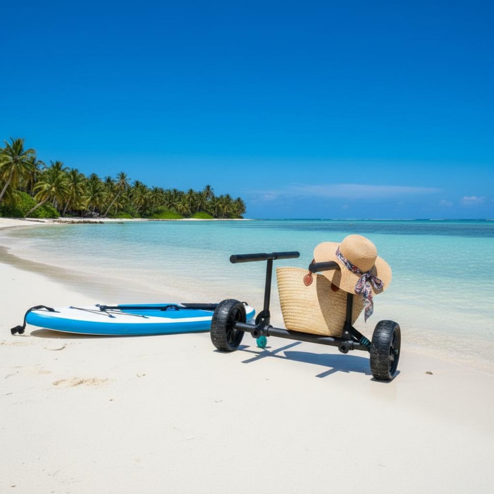 Stand-up Paddleboard Board Trolley Lightweight Paddleboard Transport Trolley