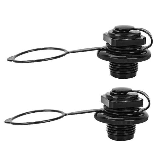 Inflatable Boat Air Valve,2PCS Inflatable Boat Replacement Caps Boat Spiral