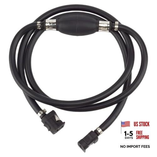 Boat Marine 3/8 Inch 10MM 7.5 FT Fuel Line Kit with 3/8 Inch 10MM Fuel line kit
