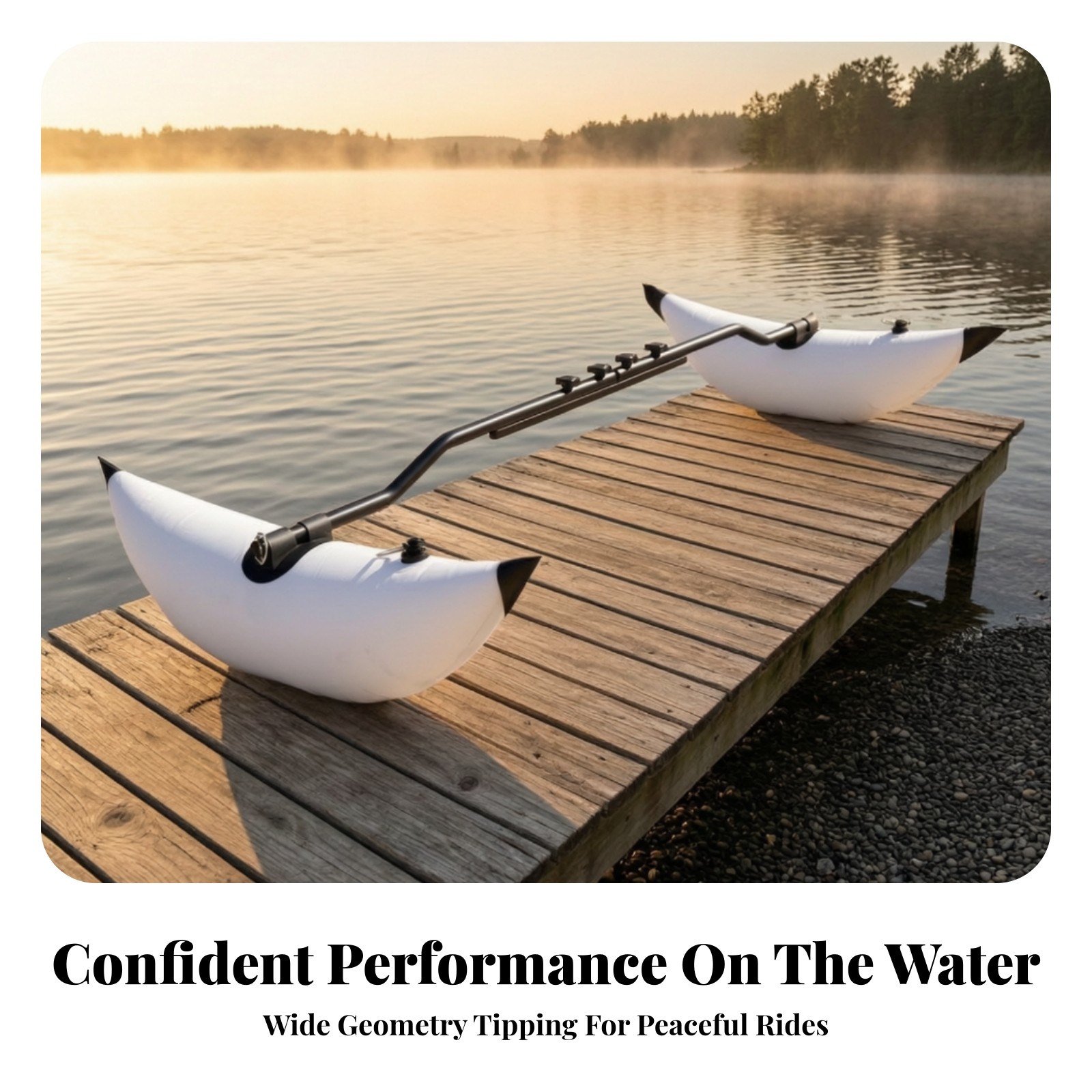 Kayak Buoyancy Stabilizer Kit Removable Inflatable Stabilizer Kit Lightweight