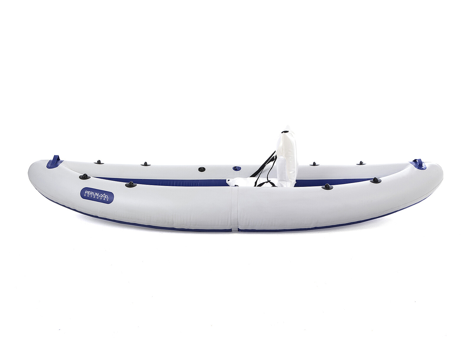 Perun Outdoors Durable PVC Inflatable Kayak Boat with Air Pump & Carry Bag
