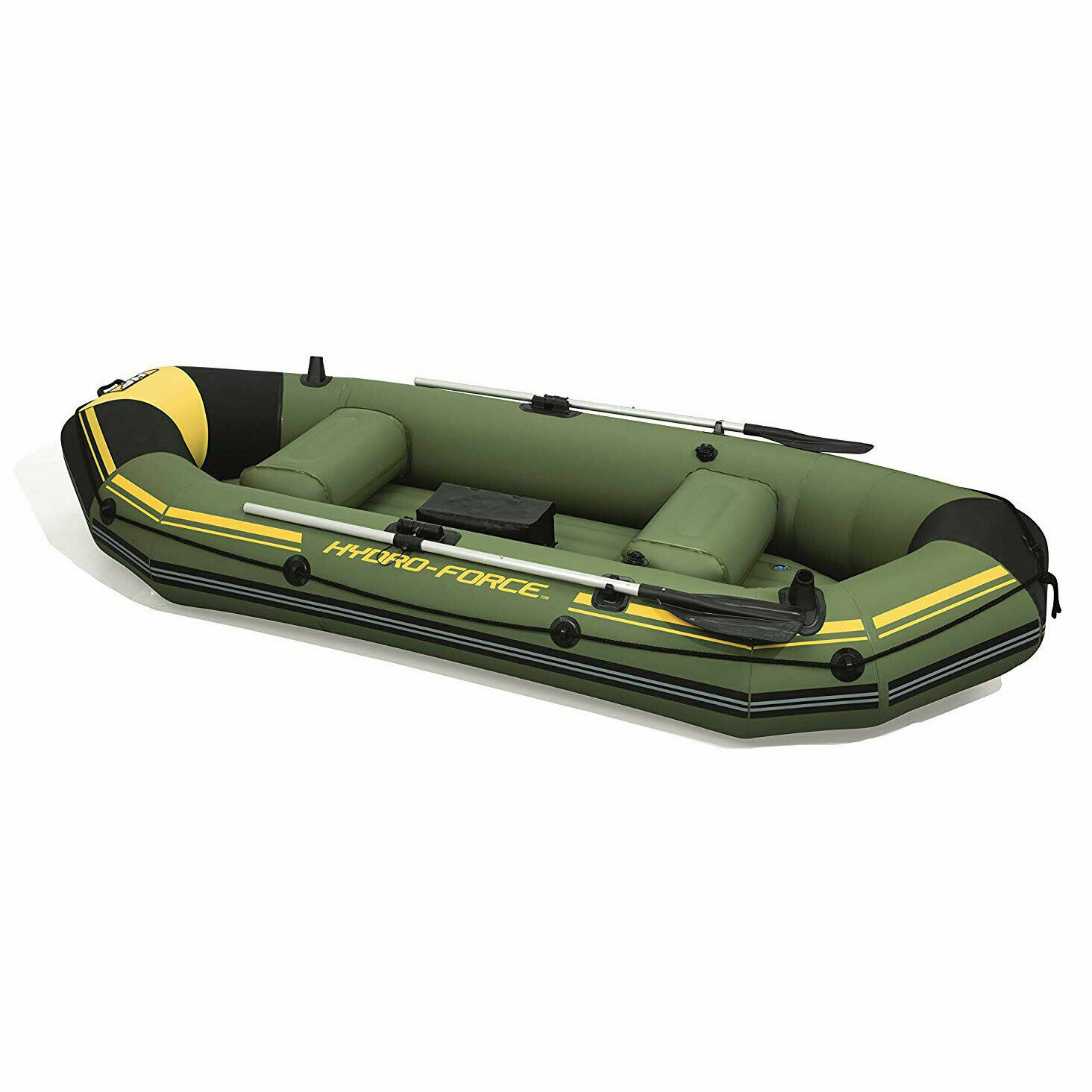Inflatable Sailboat! Bestway Hydro Force Marine Pro Raft with Sail Kit