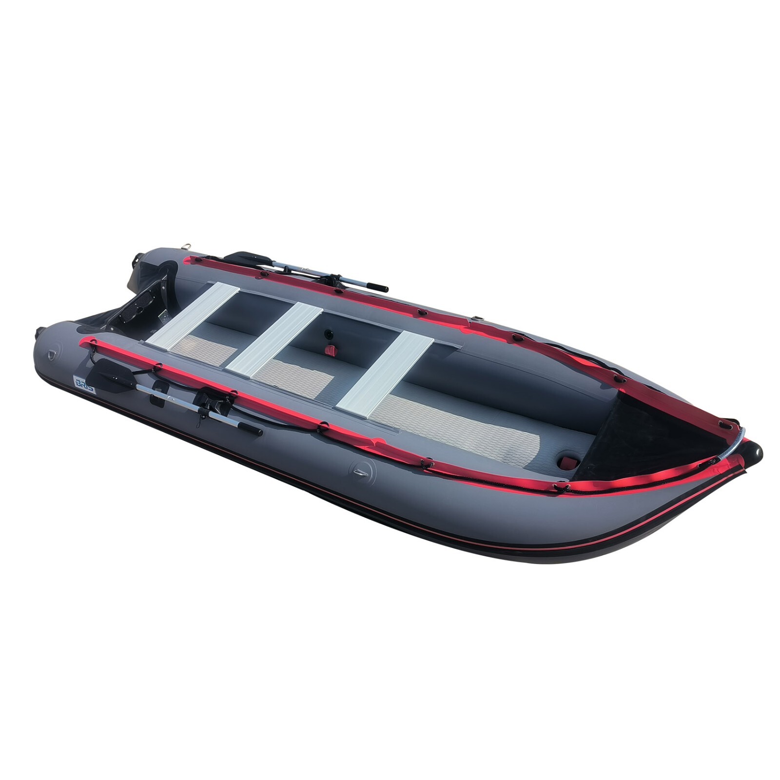BRIS 14.5Ft Heavy Duty Inflatable Kayak Boat Tender Inflatable Canoe Dinghy