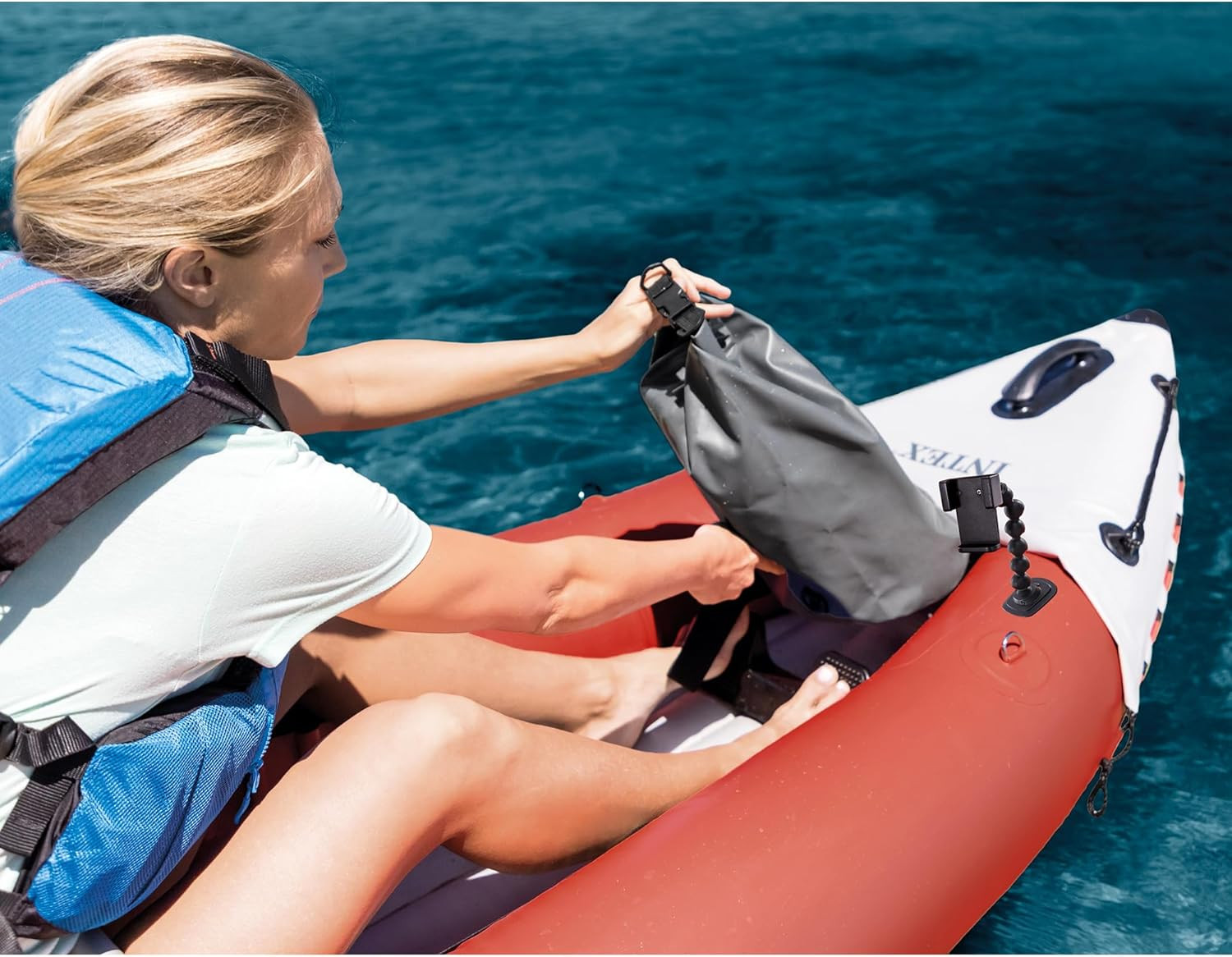 Intex 68309EP Excursion Pro K2 Inflatable Kayak Set: Includes Deluxe 86In Kayak