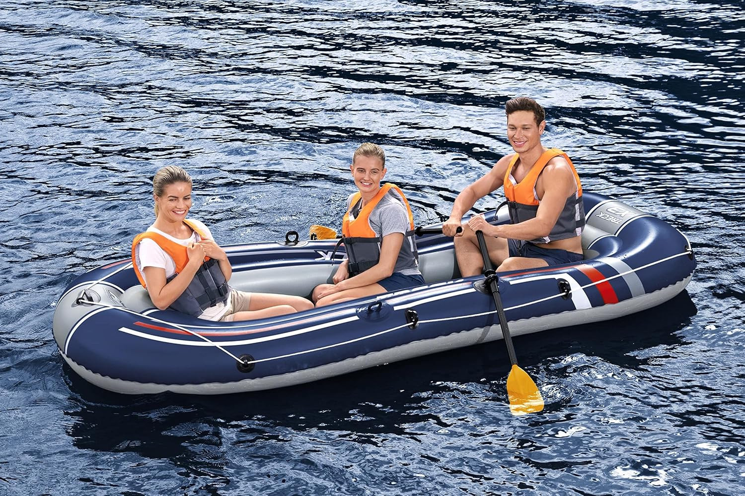 Balsa inflable Hydro-Force, para niños y adultos, ideal lagos y ríos