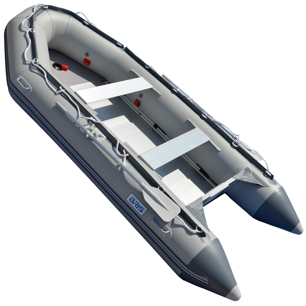 BRIS 12.5ft Inflatable Boat Inflatable Dinghy Rescue & Dive Raft Fishing Boat
