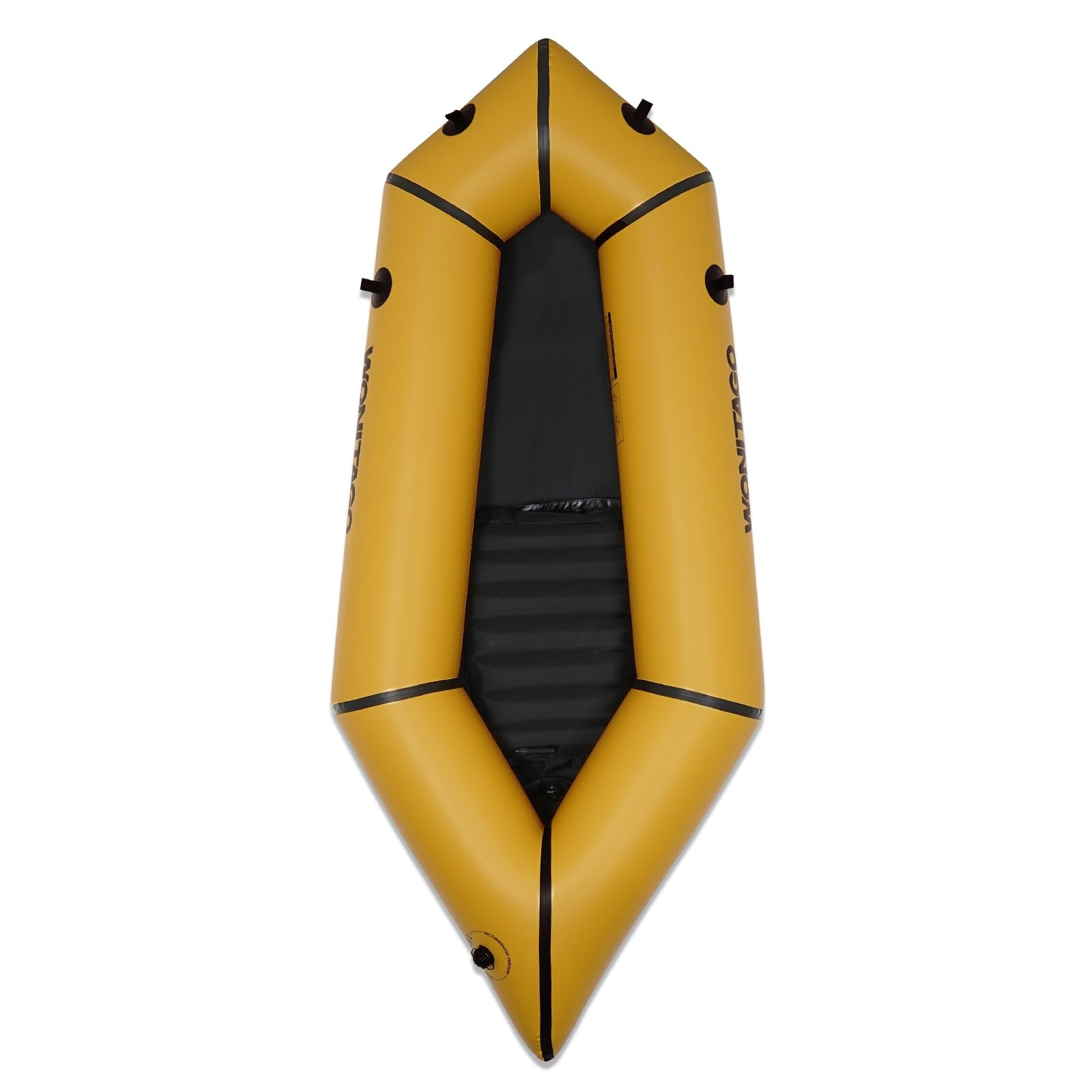 Packraft TPU Inflatable Travel Kayak with Soft Seat Lightweight Packrafts for…