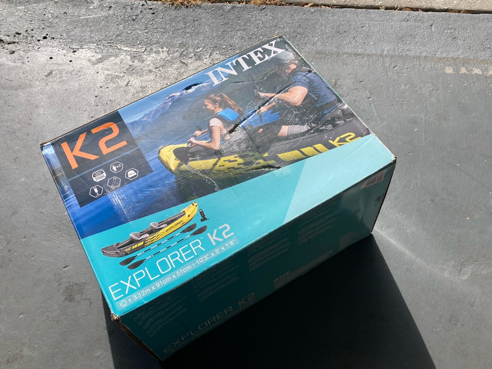 Intex Explorer K2 Inflatable Kayak – 2 Person