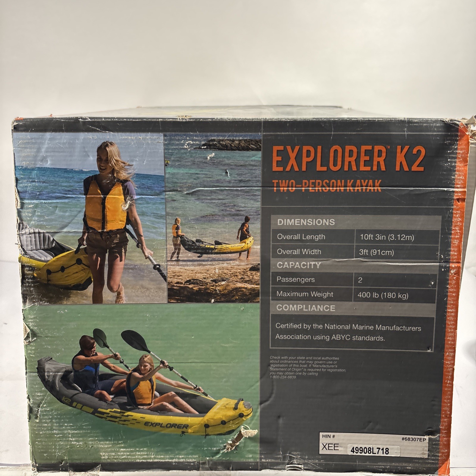 Intex Explorer K2 Inflatable Kayak – 2 Person