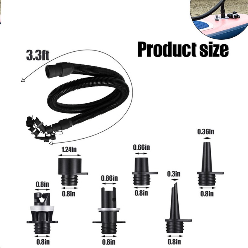 Paddle Board Inflatable Adapter Inflatable Boat Kayak Air Pump Adapter