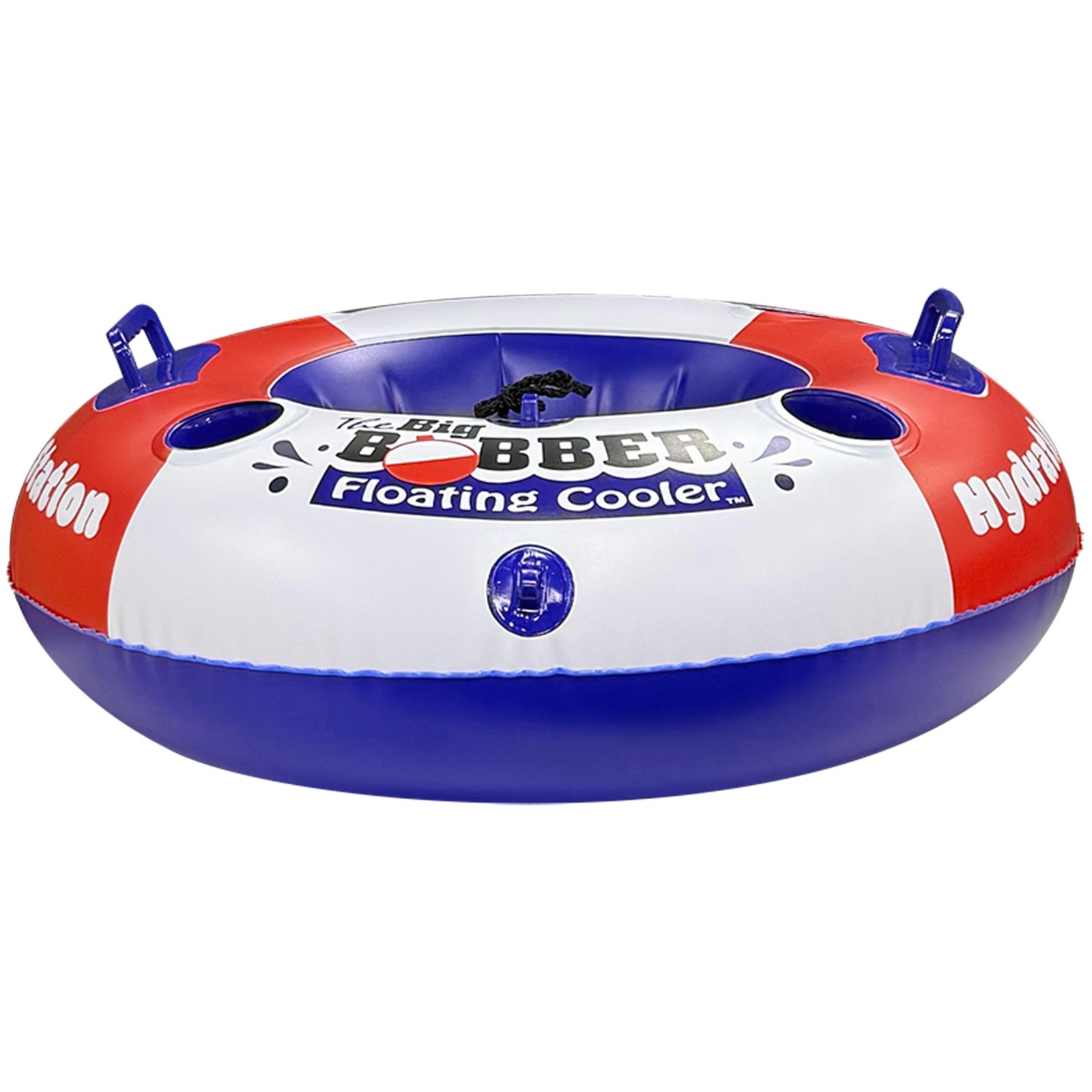 AccuSharp Hydration Station Inflatable Cooler Float, 26.75″, Red, White, Blue