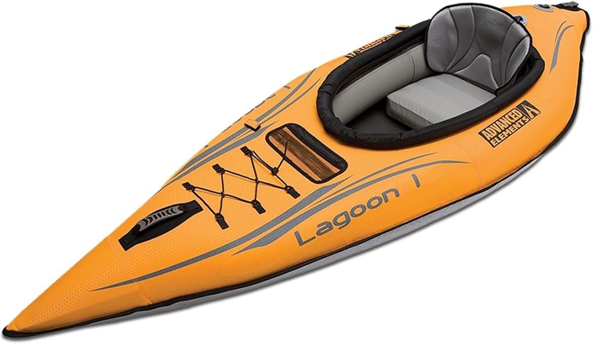 Lagoon 1-Person Inflatable Kayak – Durable, Lightweight & Easy to Transport
