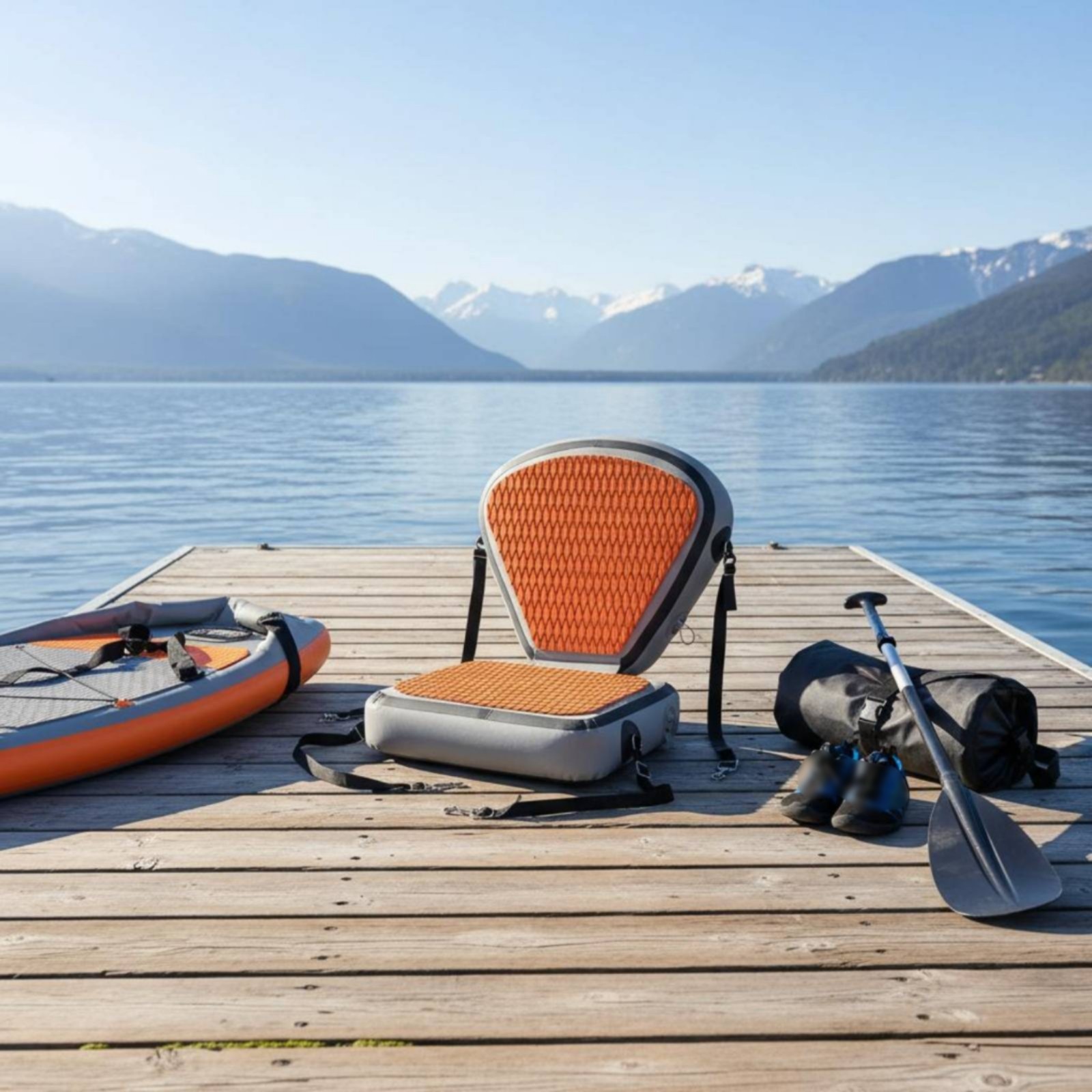 Stand-up Paddleboard Seat Waterproof Paddle Board Backrest Seat Adjustable