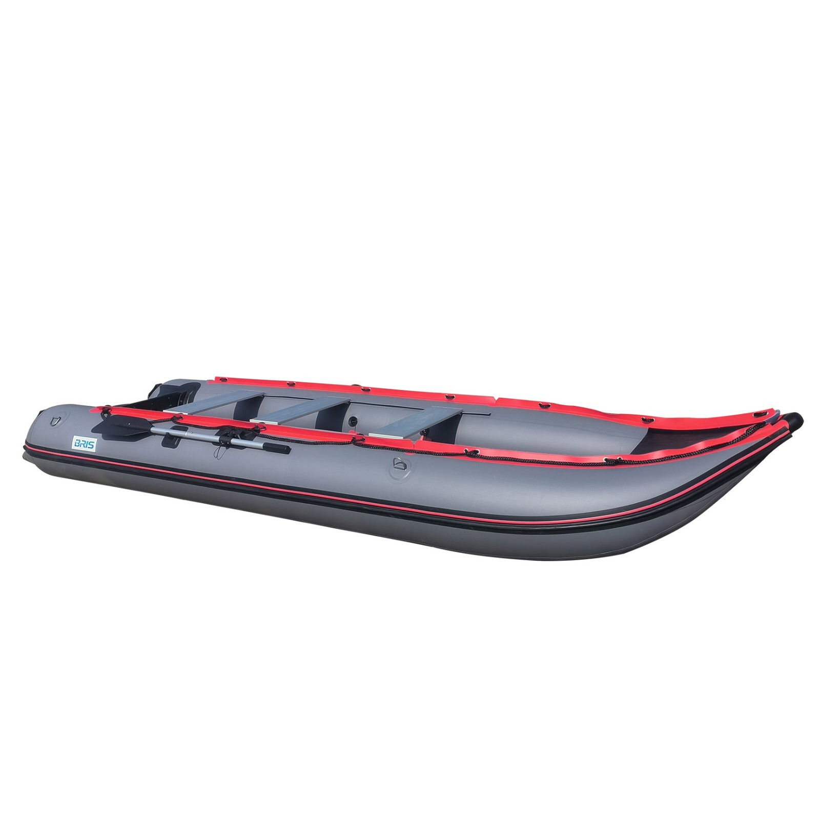 BRIS 14.5Ft Heavy Duty Inflatable Kayak Boat Tender Inflatable Canoe Dinghy