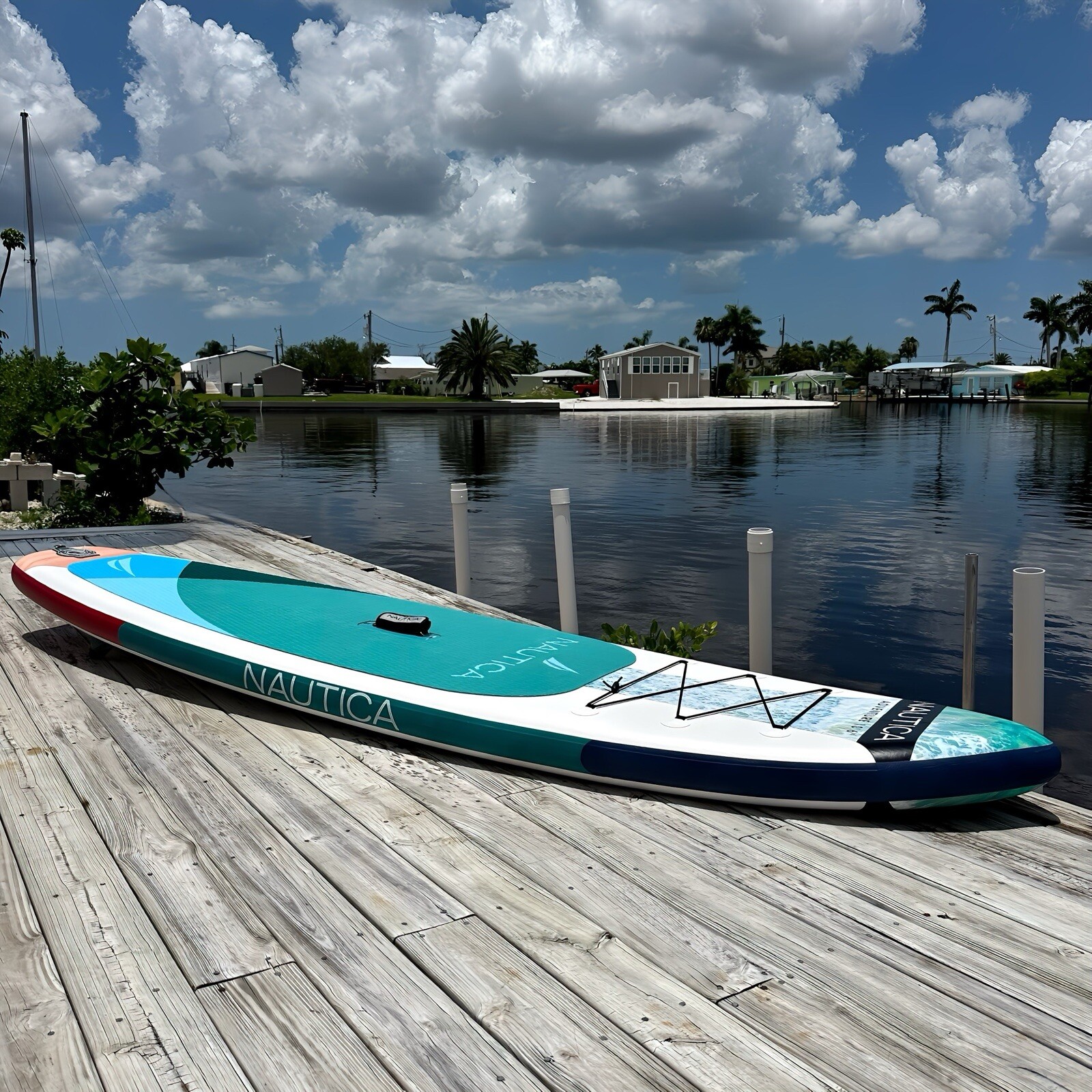Nautica Adventure 10’6” Inflatable SUP Paddle Board | 33” Wide 325lb w/ Pump
