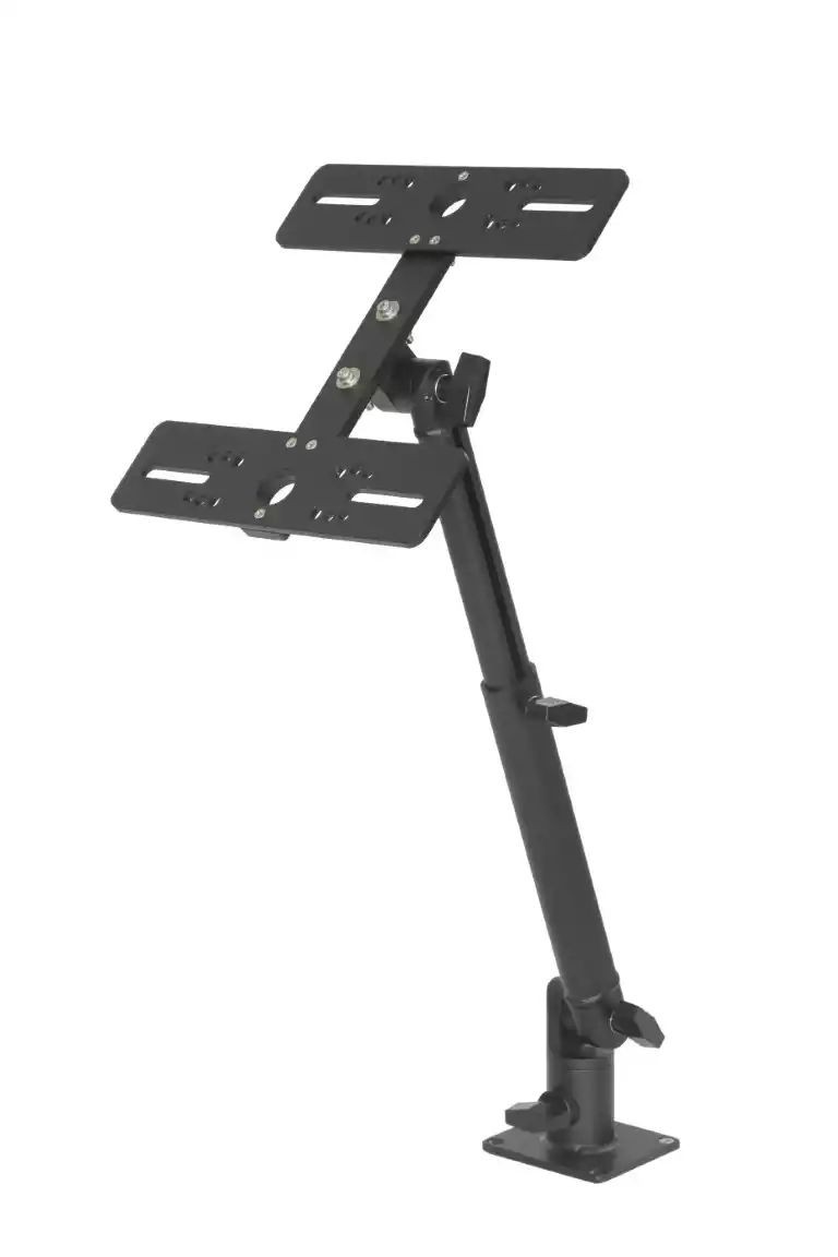 Millennium Marine Double Monitor Mount Black