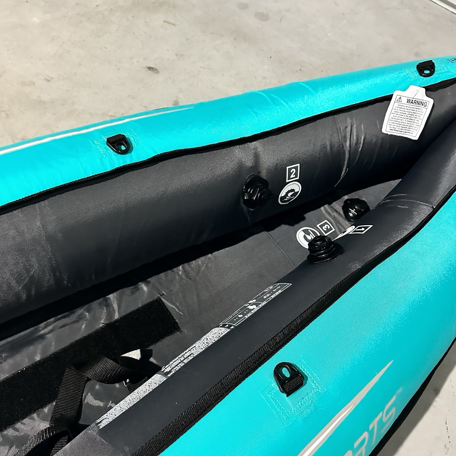 Tobin Sports 10’10” Inflatable Kayak 2-Person 440 lb | KAYAK & 12V PUMP ONLY