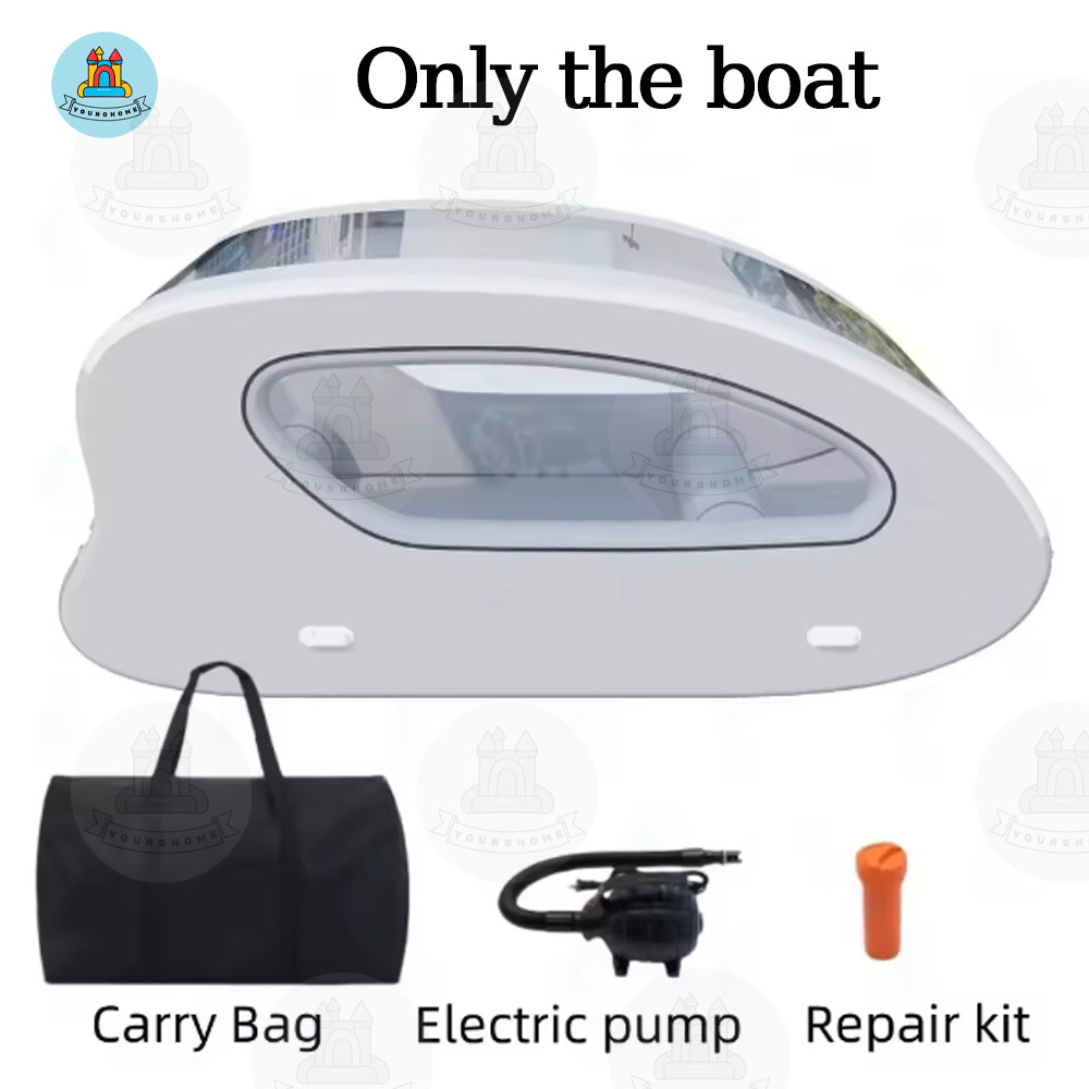 Hot Inflatable Electric Boat Inflatable House Boat for Ocean Lake Water Play