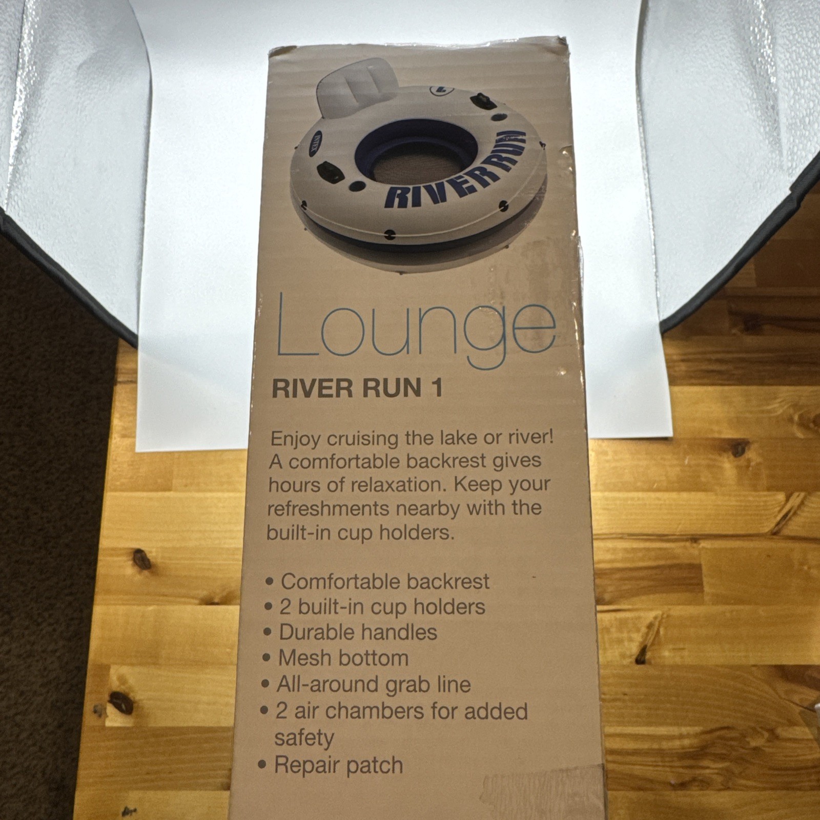 Intex River Run I Inflatable Water Float Sport Lake Pool Lounge 53 inch New