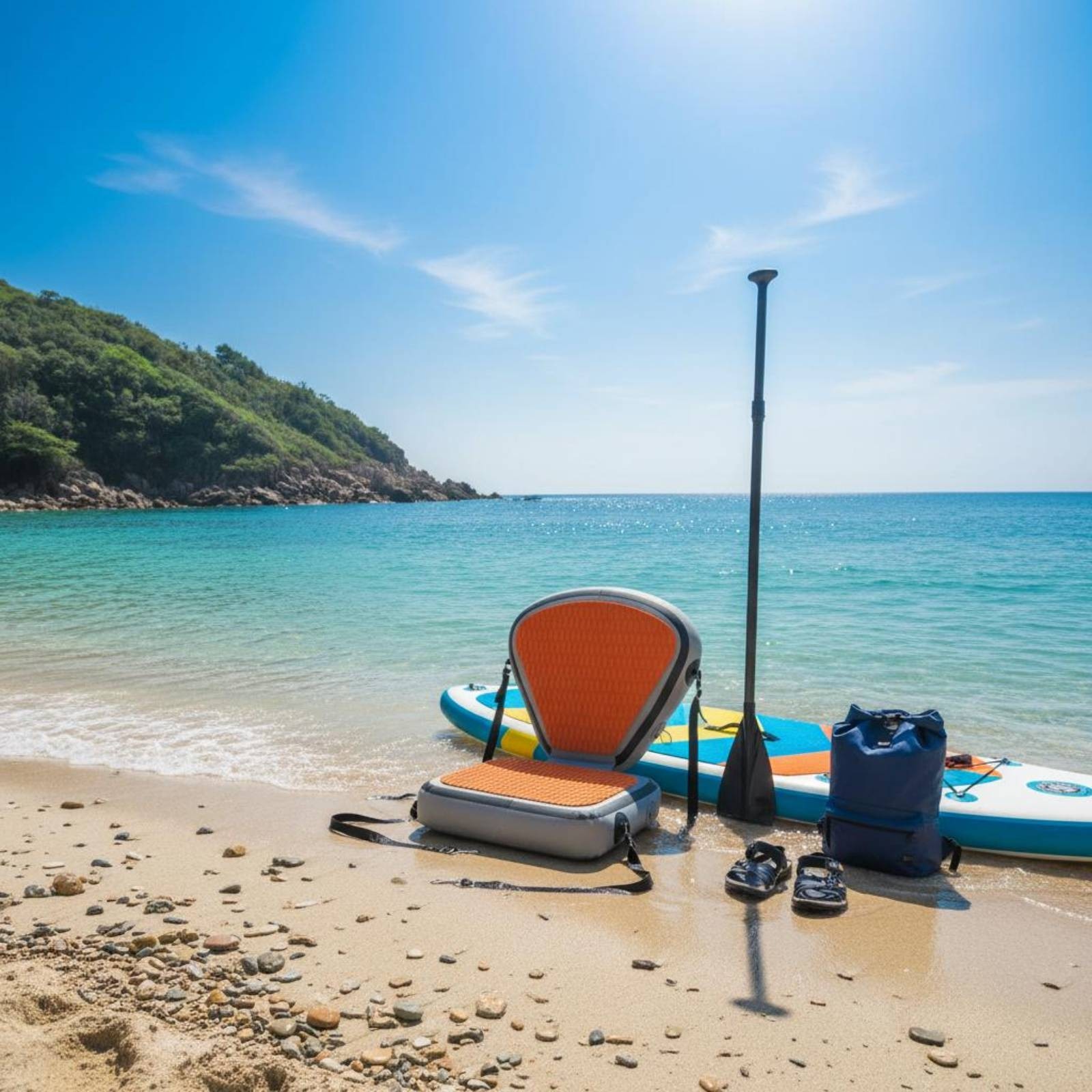 Stand-up Paddleboard Seat Waterproof Paddle Board Backrest Seat Adjustable