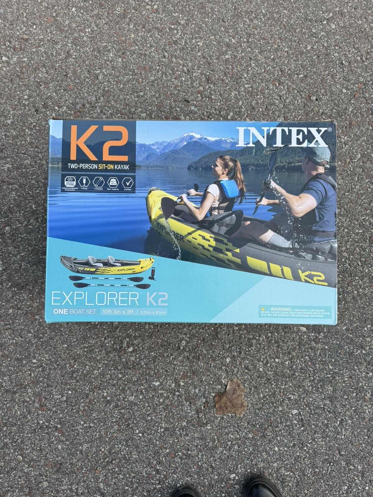 Intex Explorer K2 Inflatable Kayak – 2 Person