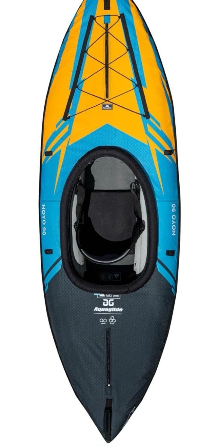 Noyo 90 Solo Covered Kayak—Stay Dry on Your Next Adventure, 1-Person Capacity