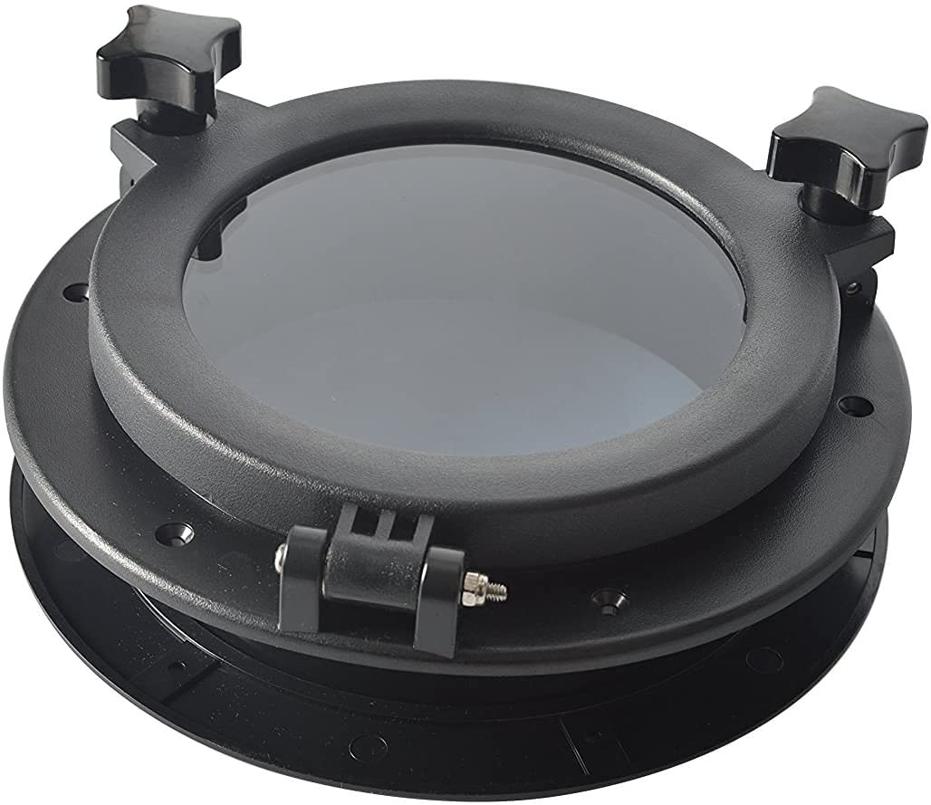 Amarine Made Pair Of Boat Yacht Round Opening Portlight Porthole 10 Replacement