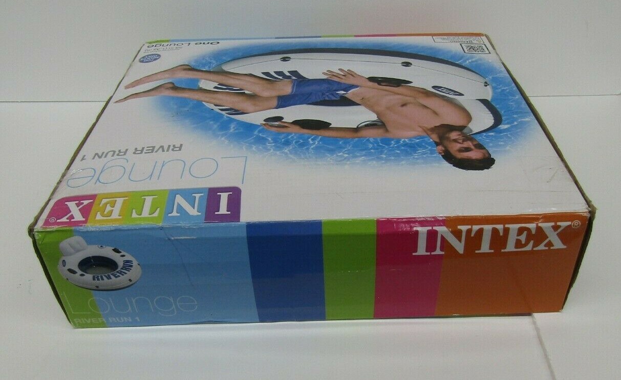 Intex River Run 1 Lounge Inflatable Float Water Tube Raft Lake Pool