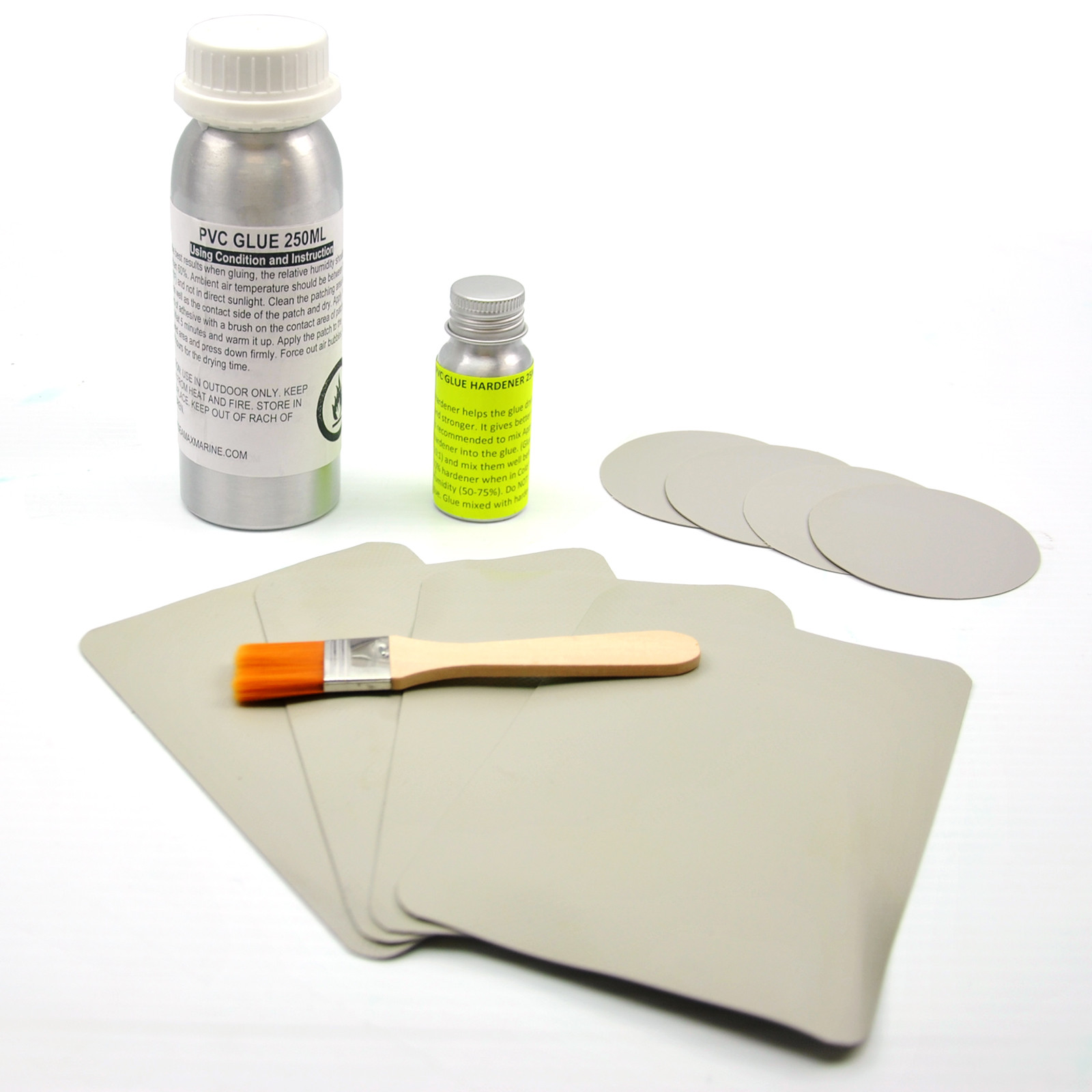 Seamax Professional 2 Part Glue Repair Kit for PVC or Hypalon Inflatable Boats