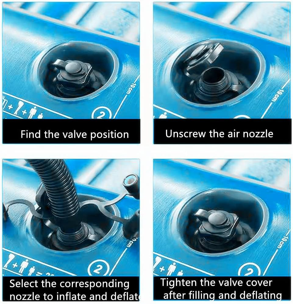 Inflatable Boat Air Valve,2Pcs Inflatable Boat Replacement Caps Boat Spiral Air