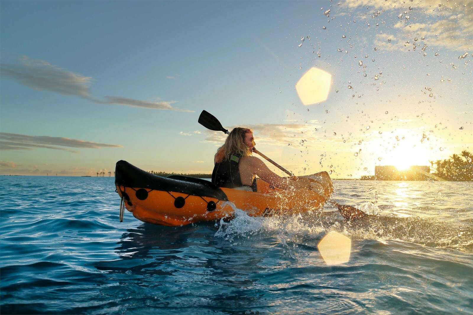Bestway Hydro-Force Two Person Inflatable Kayak Set With Paddles